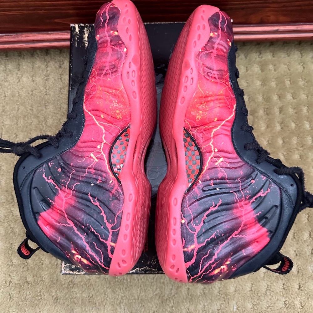 Nike Red and Black Sneakers